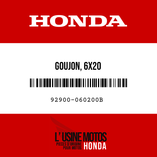 image de 92900-060200B GOUJON, 6X20