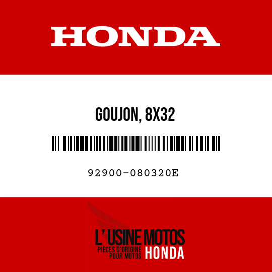 image de 92900-080320E GOUJON, 8X32