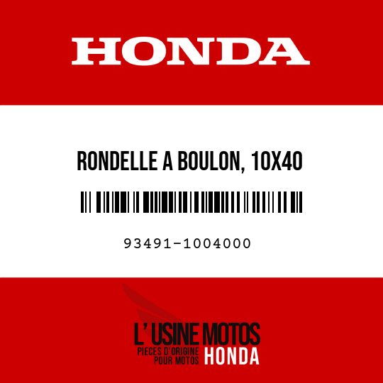 image de 93491-1004000 RONDELLE A BOULON, 10X40