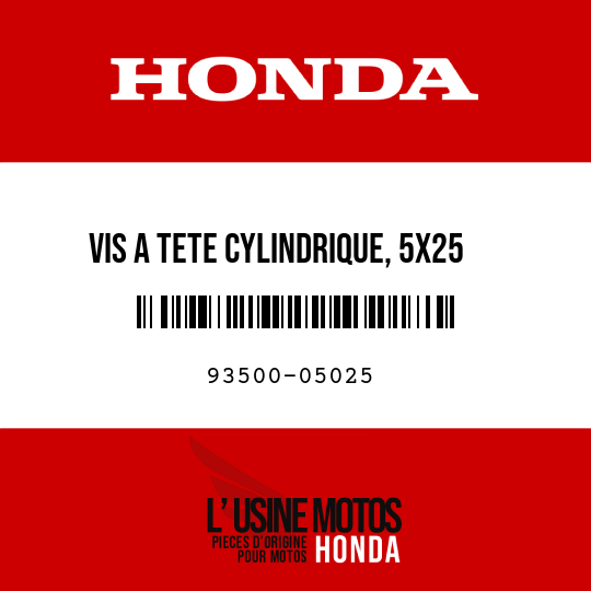 image de 93500-05025 VIS A TETE CYLINDRIQUE, 5X25