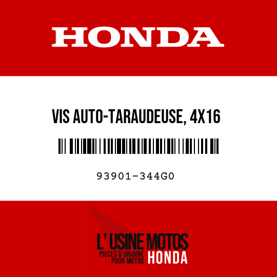 image de 93901-344G0 VIS AUTO-TARAUDEUSE, 4X16