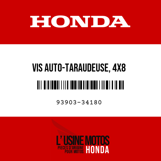 image de 93903-34180 VIS AUTO-TARAUDEUSE, 4X8
