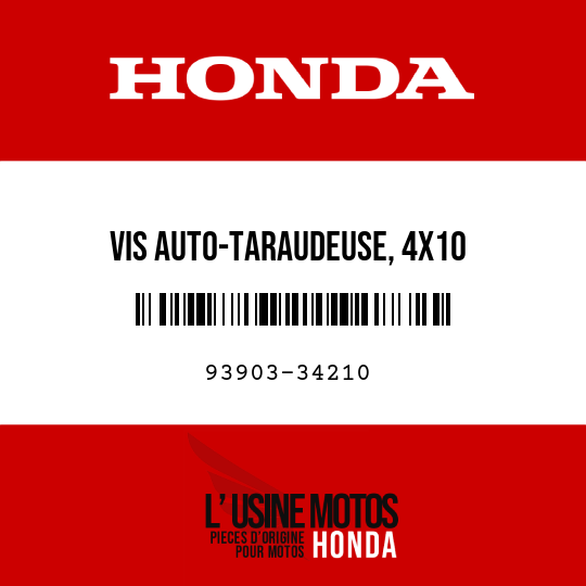 image de 93903-34210 VIS AUTO-TARAUDEUSE, 4X10