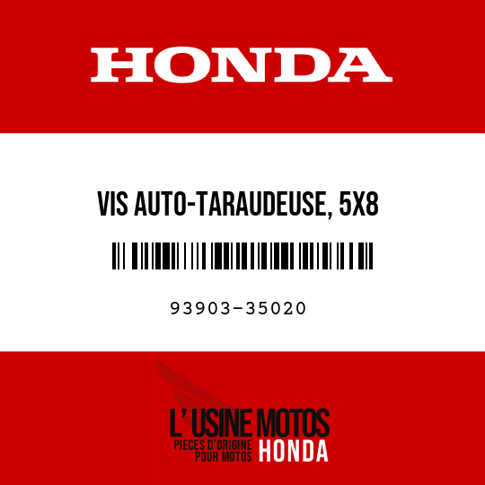 image de 93903-35020 VIS AUTO-TARAUDEUSE, 5X8