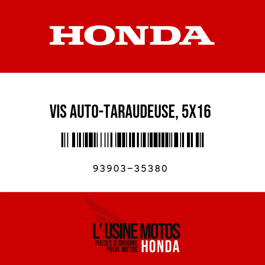 image de 93903-35380 VIS AUTO-TARAUDEUSE, 5X16