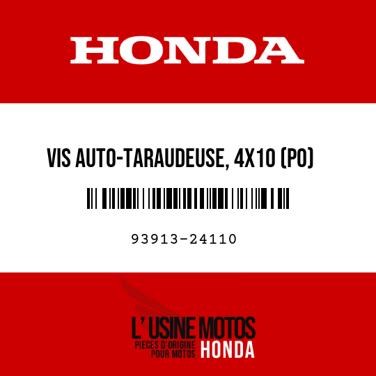image de 93913-24110 VIS AUTO-TARAUDEUSE, 4X10 (PO)