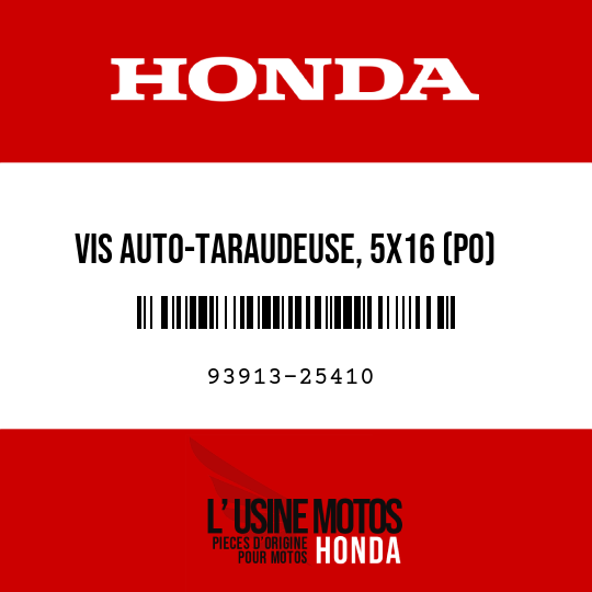 image de 93913-25410 VIS AUTO-TARAUDEUSE, 5X16 (PO)