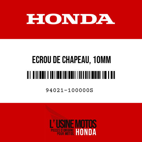 image de 94021-100000S ECROU DE CHAPEAU, 10MM