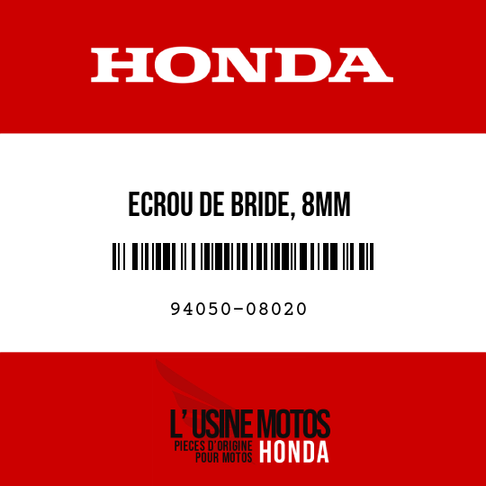 image de 94050-08020 ECROU DE BRIDE, 8MM