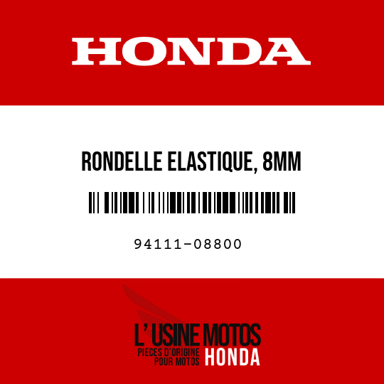 image de 94111-08800 RONDELLE ELASTIQUE, 8MM