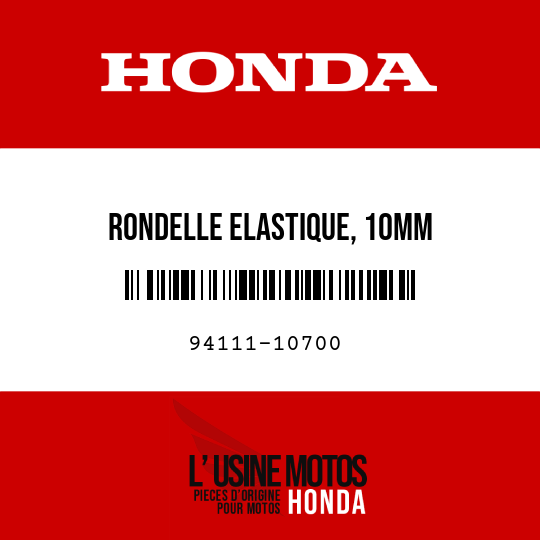 image de 94111-10700 RONDELLE ELASTIQUE, 10MM