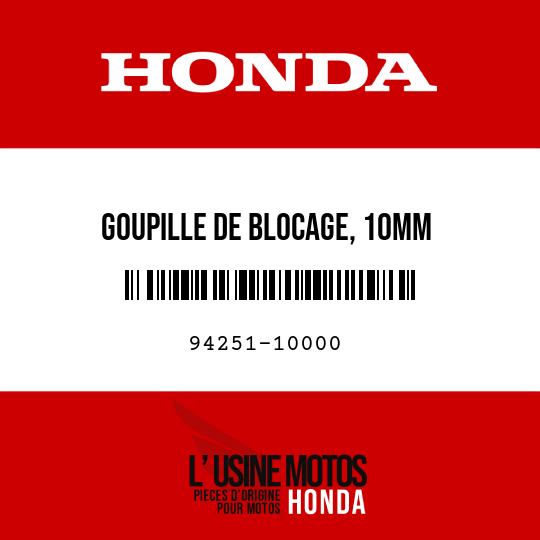 image de 94251-10000 GOUPILLE DE BLOCAGE, 10MM