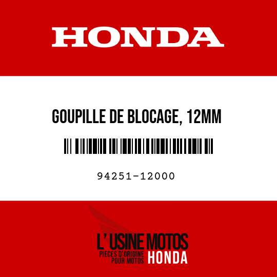 image de 94251-12000 GOUPILLE DE BLOCAGE, 12MM