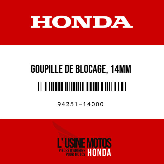 image de 94251-14000 GOUPILLE DE BLOCAGE, 14MM