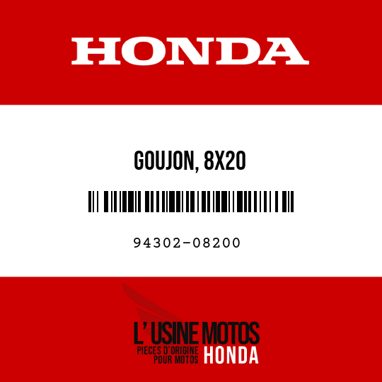image de 94302-08200 GOUJON, 8X20
