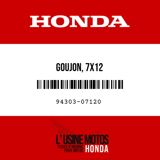 image de 94303-07120 GOUJON, 7X12