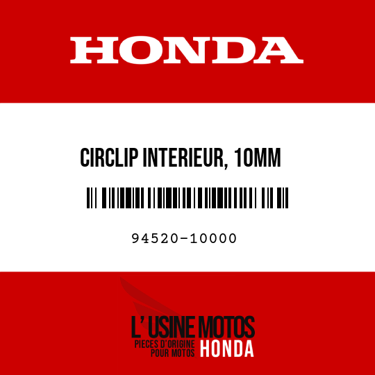 image de 94520-10000 CIRCLIP INTERIEUR, 10MM