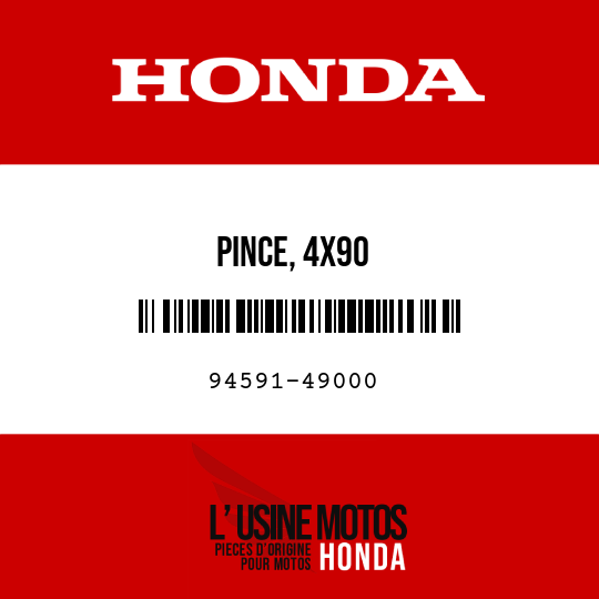 image de 94591-49000 PINCE, 4X90