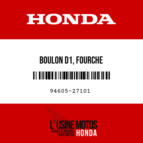 image de 94605-27101 BOULON D1, FOURCHE