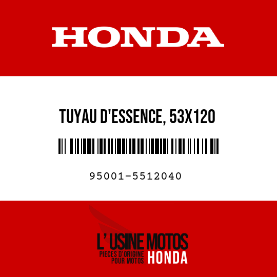 image de 95001-5512040 TUYAU D'ESSENCE, 53X120 (95001-55001-60M)