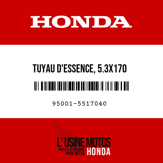 image de 95001-5517040 TUYAU D'ESSENCE, 5.3X170