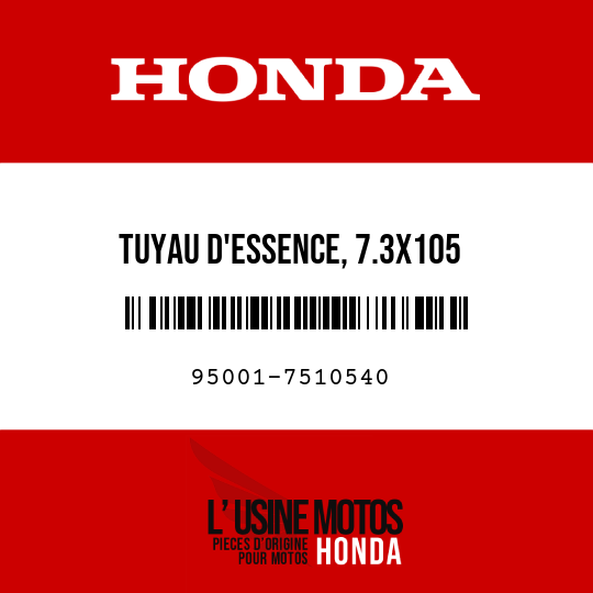 image de 95001-7510540 TUYAU D'ESSENCE, 7.3X105 (95001-75001-60M)