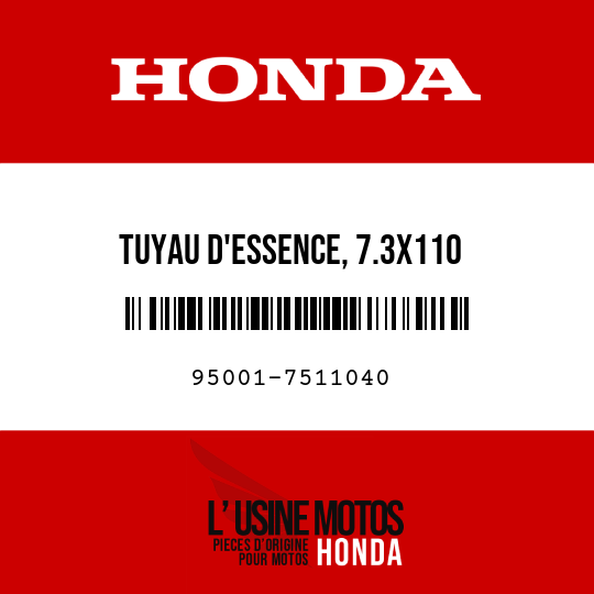 image de 95001-7511040 TUYAU D'ESSENCE, 7.3X110 (95001-75001-60M)