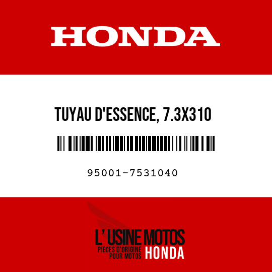 image de 95001-7531040 TUYAU D'ESSENCE, 7.3X310 (95001-75001-60M)