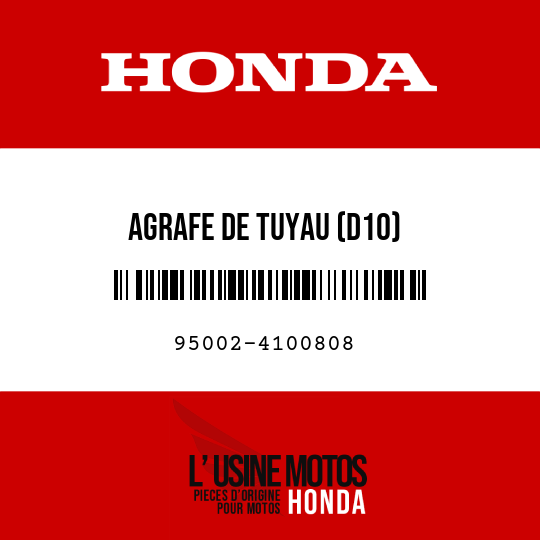 image de 95002-4100808 AGRAFE DE TUYAU (D10)