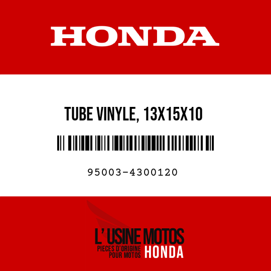 image de 95003-4300120 TUBE VINYLE, 13X15X10