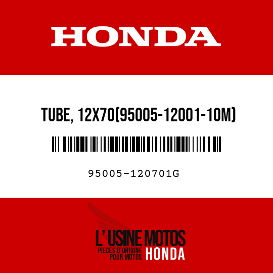 image de 95005-120701G TUBE, 12X70(95005-12001-10M)