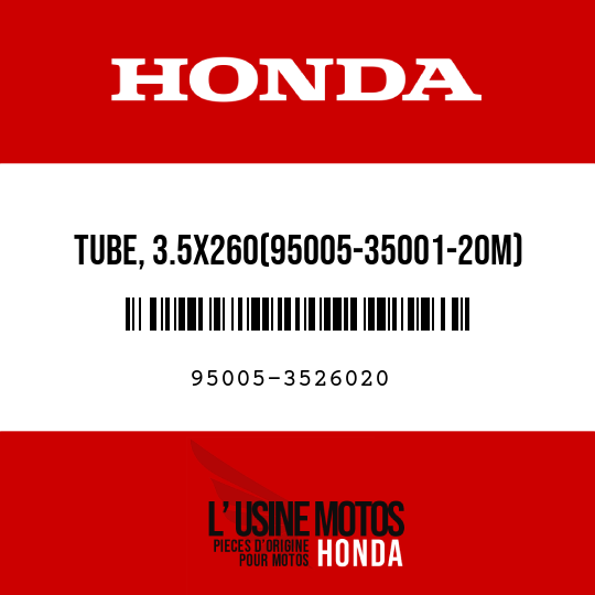image de 95005-3526020 TUBE, 3.5X260(95005-35001-20M)