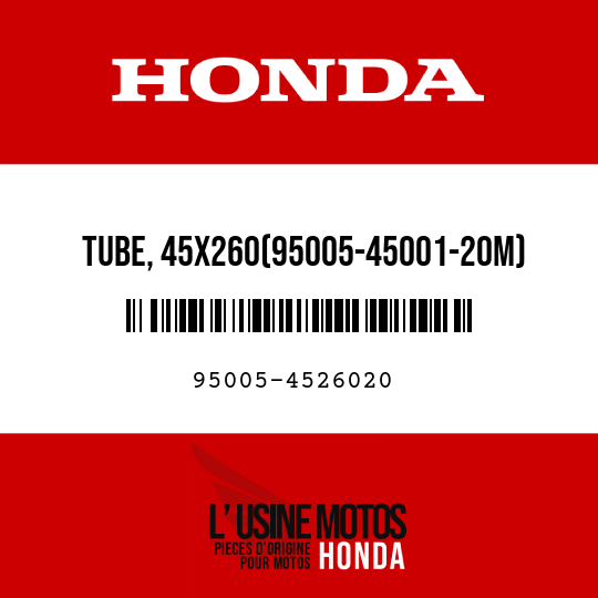 image de 95005-4526020 TUBE, 45X260(95005-45001-20M)