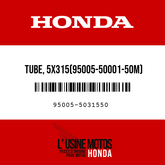 image de 95005-5031550 TUBE, 5X315(95005-50001-50M)