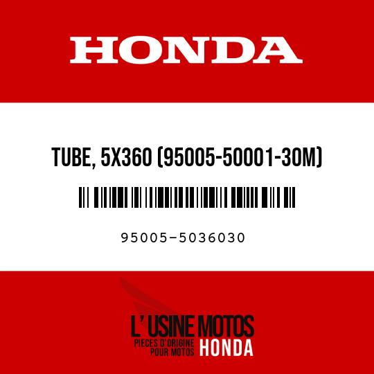 image de 95005-5036030 TUBE, 5X360 (95005-50001-30M)