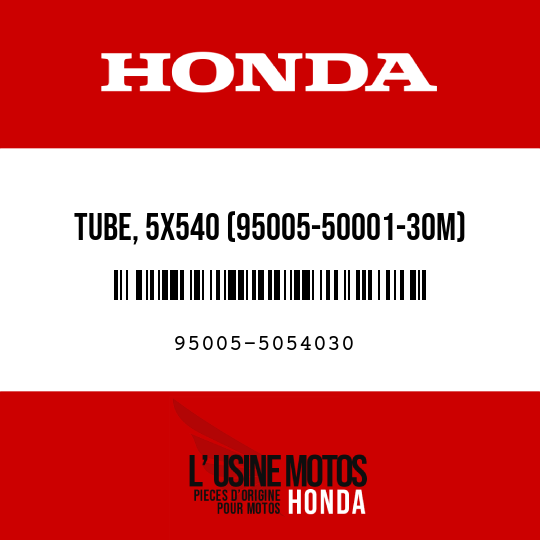 image de 95005-5054030 TUBE, 5X540 (95005-50001-30M)