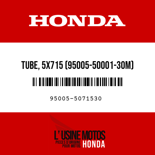 image de 95005-5071530 TUBE, 5X715 (95005-50001-30M)