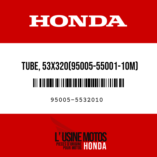 image de 95005-5532010 TUBE, 53X320(95005-55001-10M)