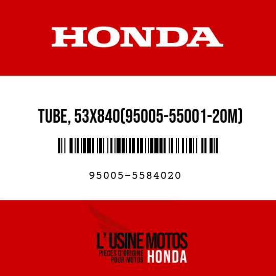 image de 95005-5584020 TUBE, 53X840(95005-55001-20M)