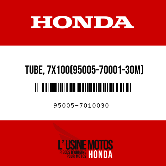 image de 95005-7010030 TUBE, 7X100(95005-70001-30M)