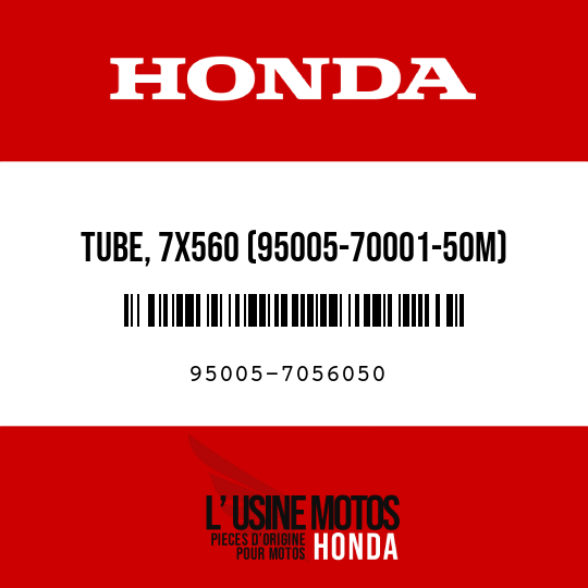 image de 95005-7056050 TUBE, 7X560 (95005-70001-50M)