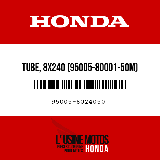 image de 95005-8024050 TUBE, 8X240 (95005-80001-50M)