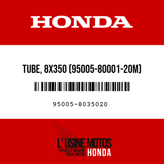 image de 95005-8035020 TUBE, 8X350 (95005-80001-20M)