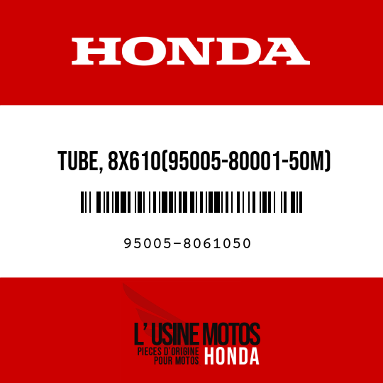 image de 95005-8061050 TUBE, 8X610(95005-80001-50M)