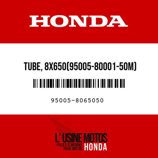 image de 95005-8065050 TUBE, 8X650(95005-80001-50M)