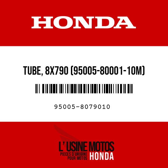 image de 95005-8079010 TUBE, 8X790 (95005-80001-10M)