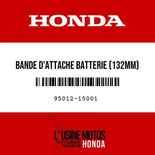 image de 95012-15001 BANDE D'ATTACHE BATTERIE (132MM)