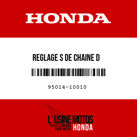 image de 95014-10010 REGLAGE S DE CHAINE D