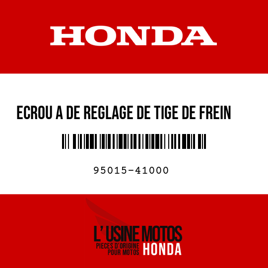 image de 95015-41000 ECROU A DE REGLAGE DE TIGE DE FREIN