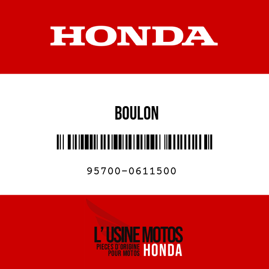 image de 95700-0611500 BOULON
